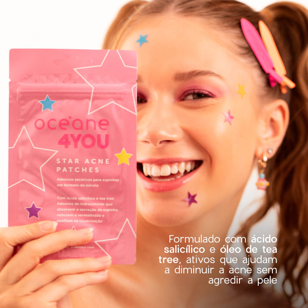 Kit Gel Secativo + Star Acne Patches 4you