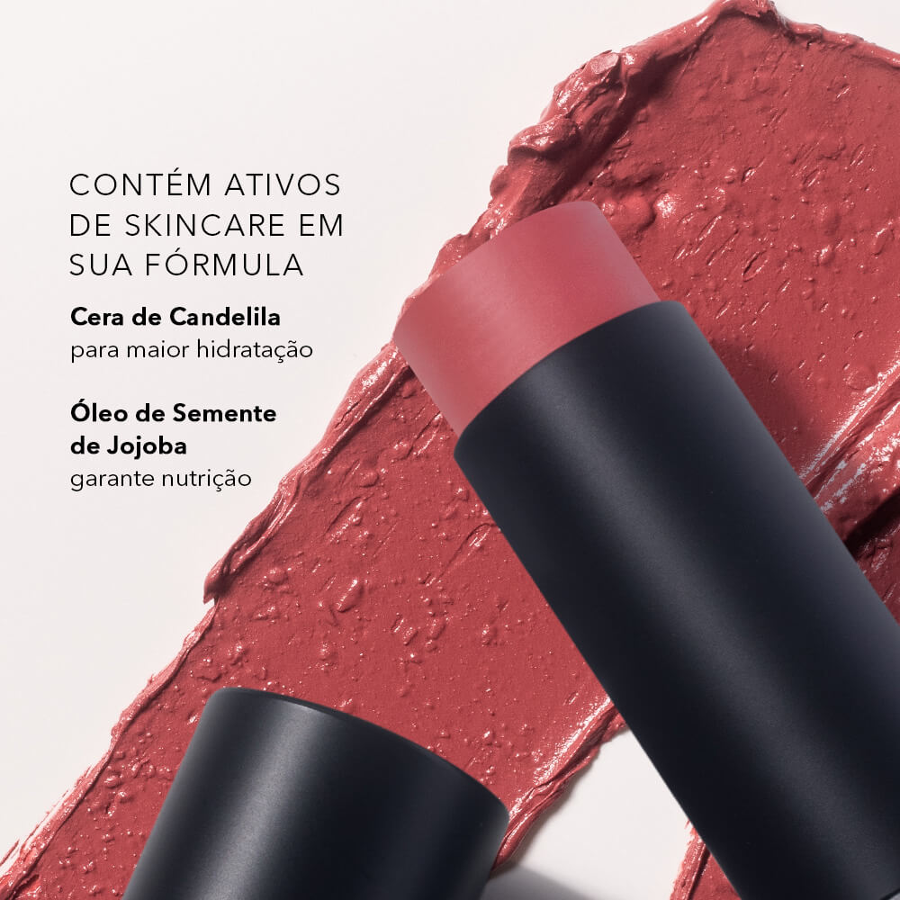 Kit Blush em Bastão Rosa + Blush Cintilante Océane Edition