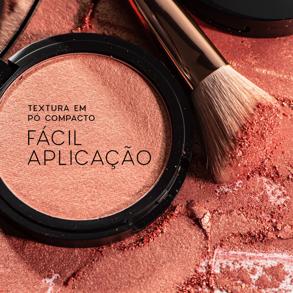 Kit Blush em Bastão Rosa + Blush Cintilante Océane Edition