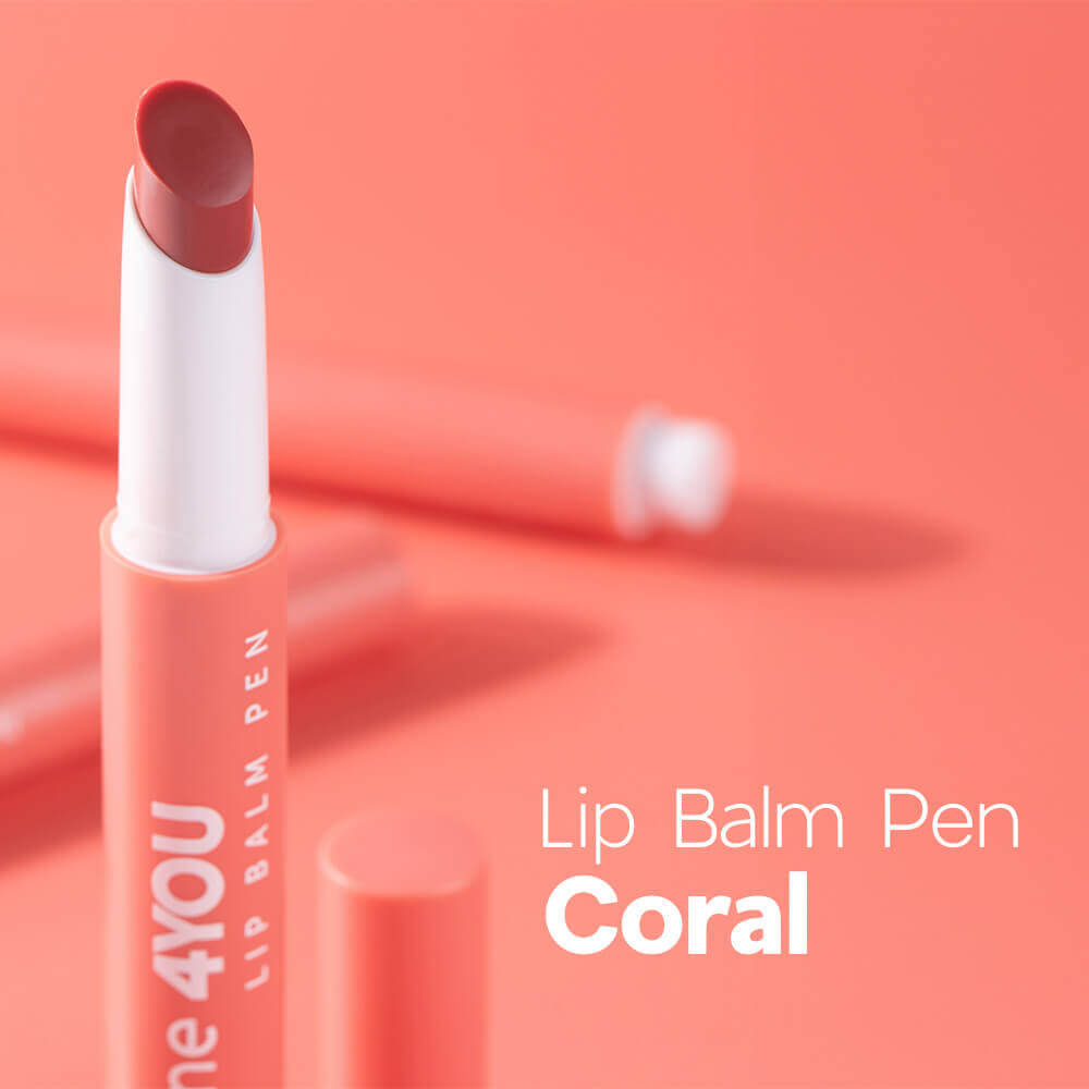 Kit Hidratante Labial Coral + Lip Oil Rosa + Nécessaire Neoprene Amarelo 4you
