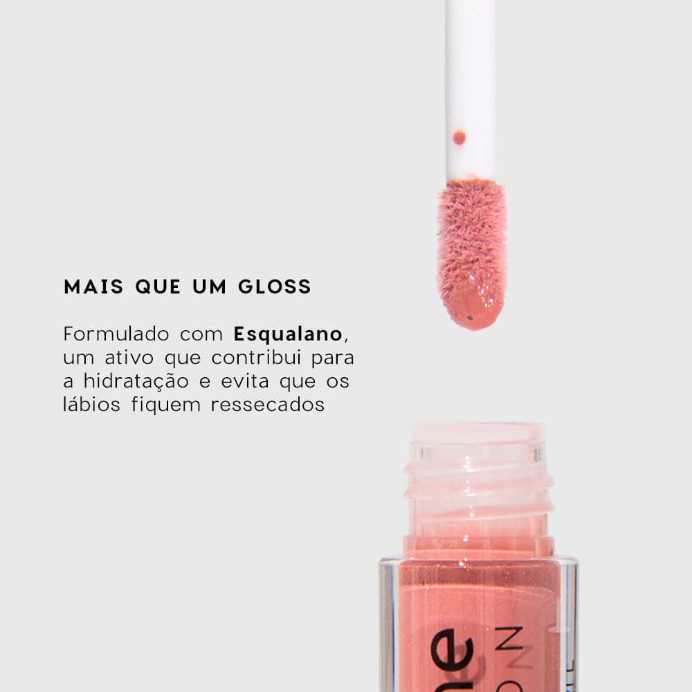 Kit Mini Nécessaire Mini Brilho Labial Mini Blush Bruma Facial Océane