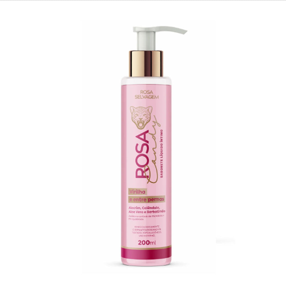 Sabonete Líquido Íntimo Rosa Candy 200ml