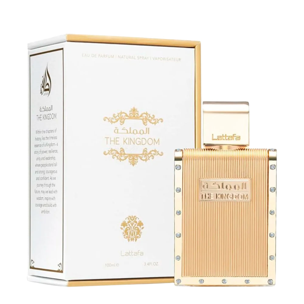 Perfume Árabe Masculino The Kingdom Men Lattafa Eau de Parfum 100ml