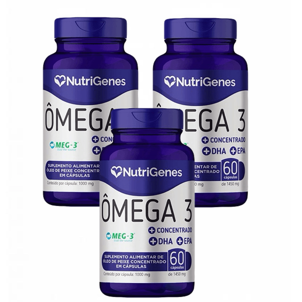 3x Ômega 3 Super Concentrado