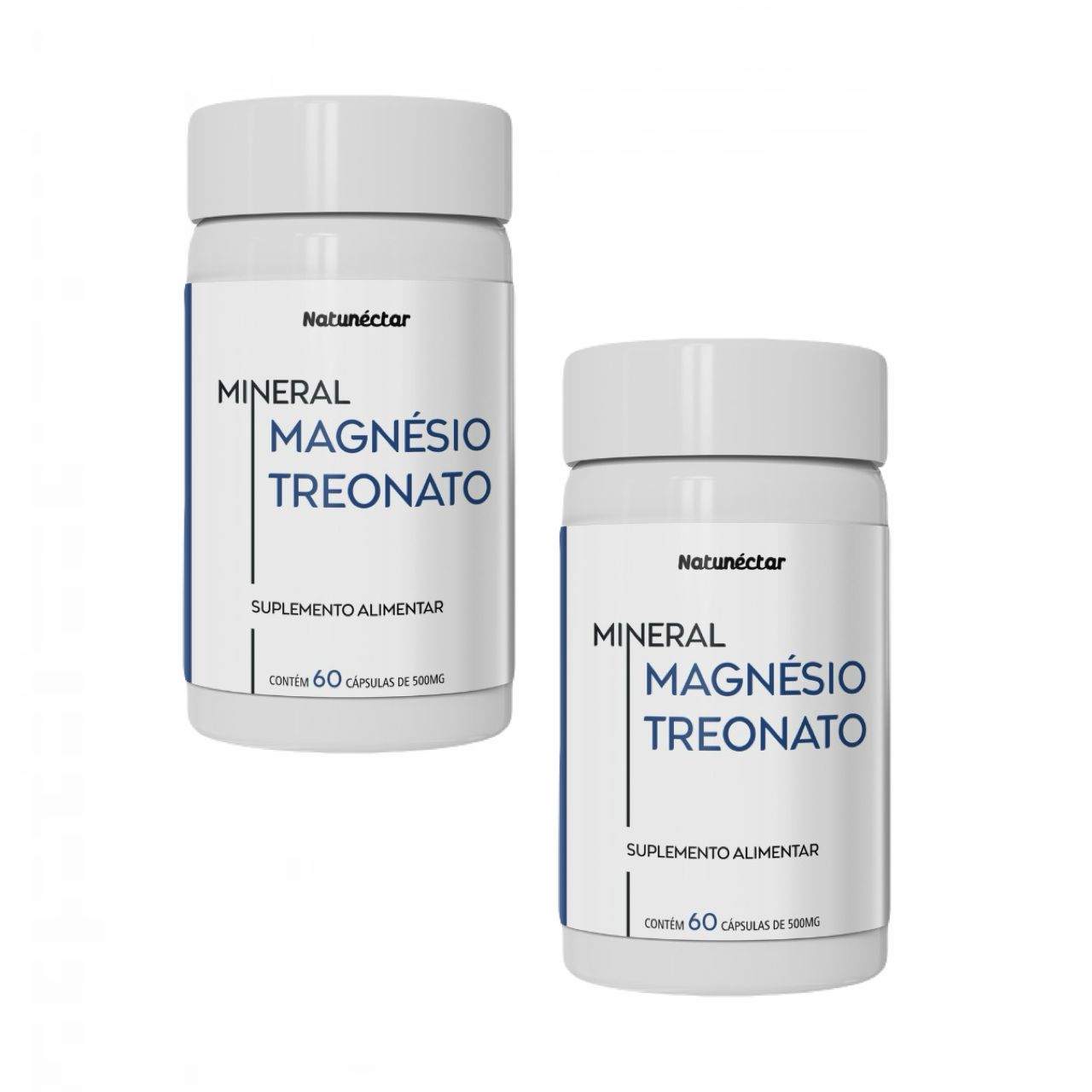 2x Magnésio Treonato Puro 60 Cápsulas