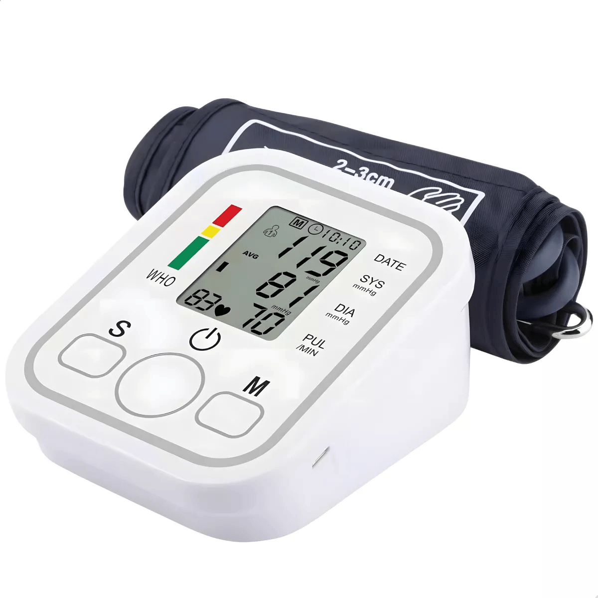 Aparelho De Medir Pressão Arterial De Braço Monitor Digital Automático