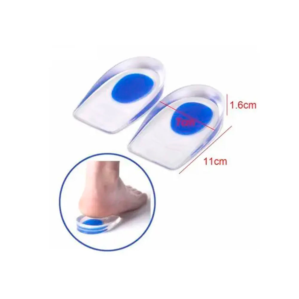 PALMILHA SILICONE  GEL SML ORTOPÉDICA CALCANHAR CALCANHEIRA Branco