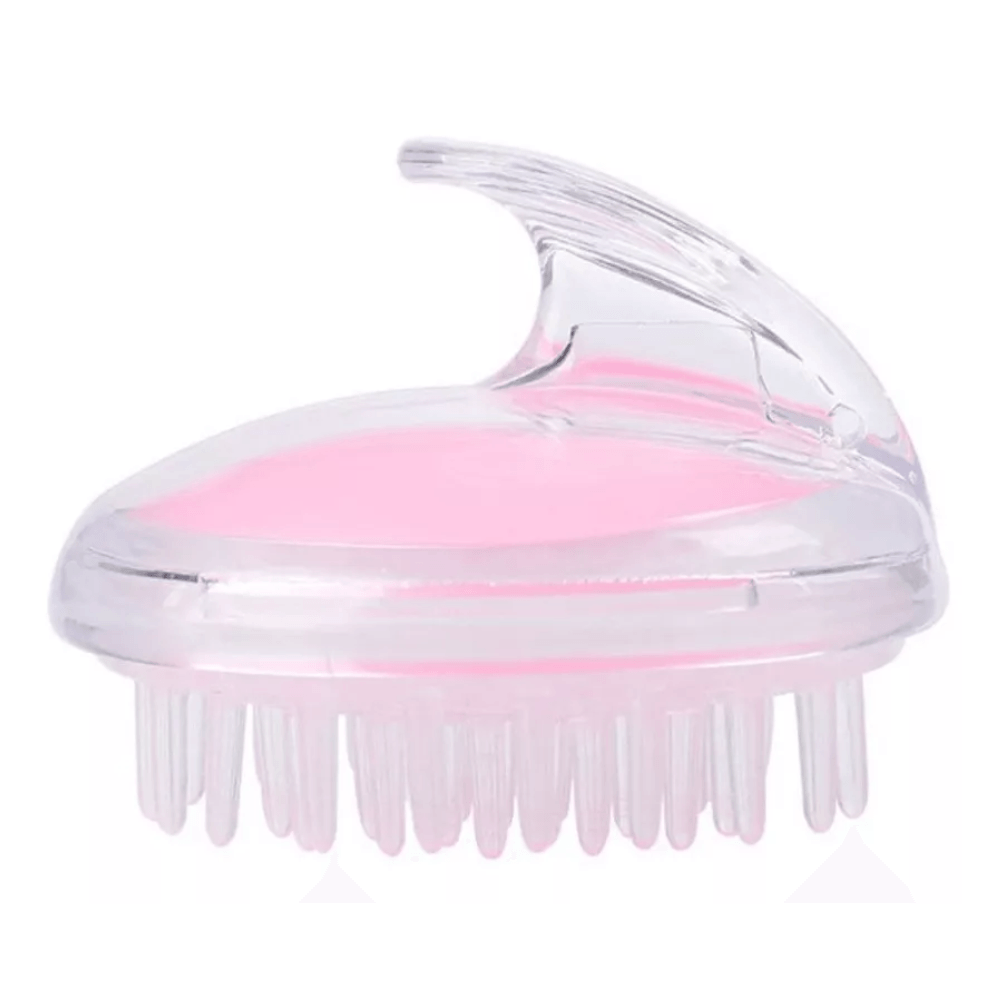 Escova Massageadora Capilar Couro Cabeludo Silicone Banho