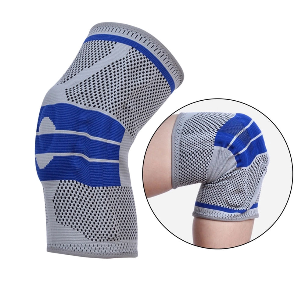 Joelheira Compressão Estabilizador Esportivo Silicone Gel