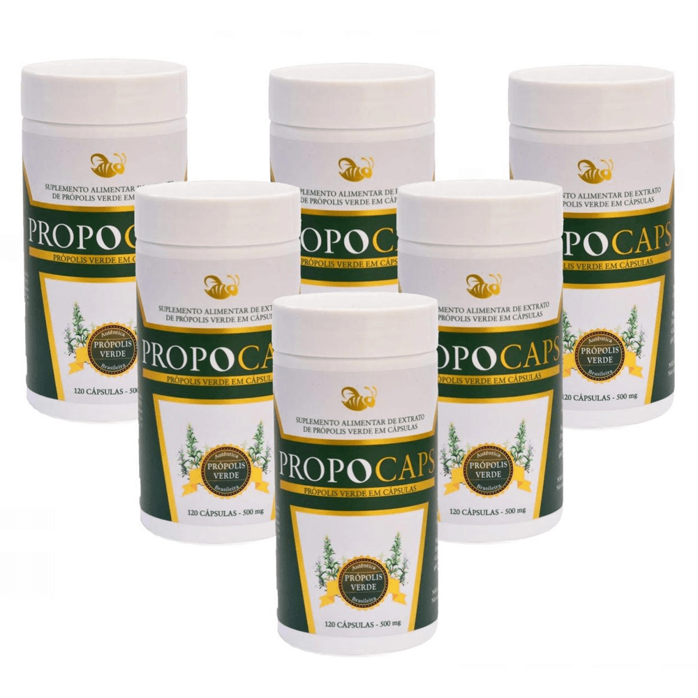 6x Própolis Verde Propocaps Bellabelha 120 Cápsulas