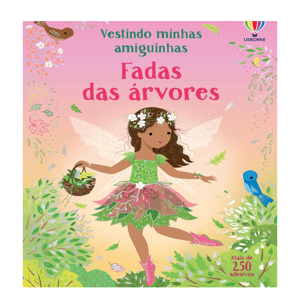 Livro de Adesivos Fadas das Árvores