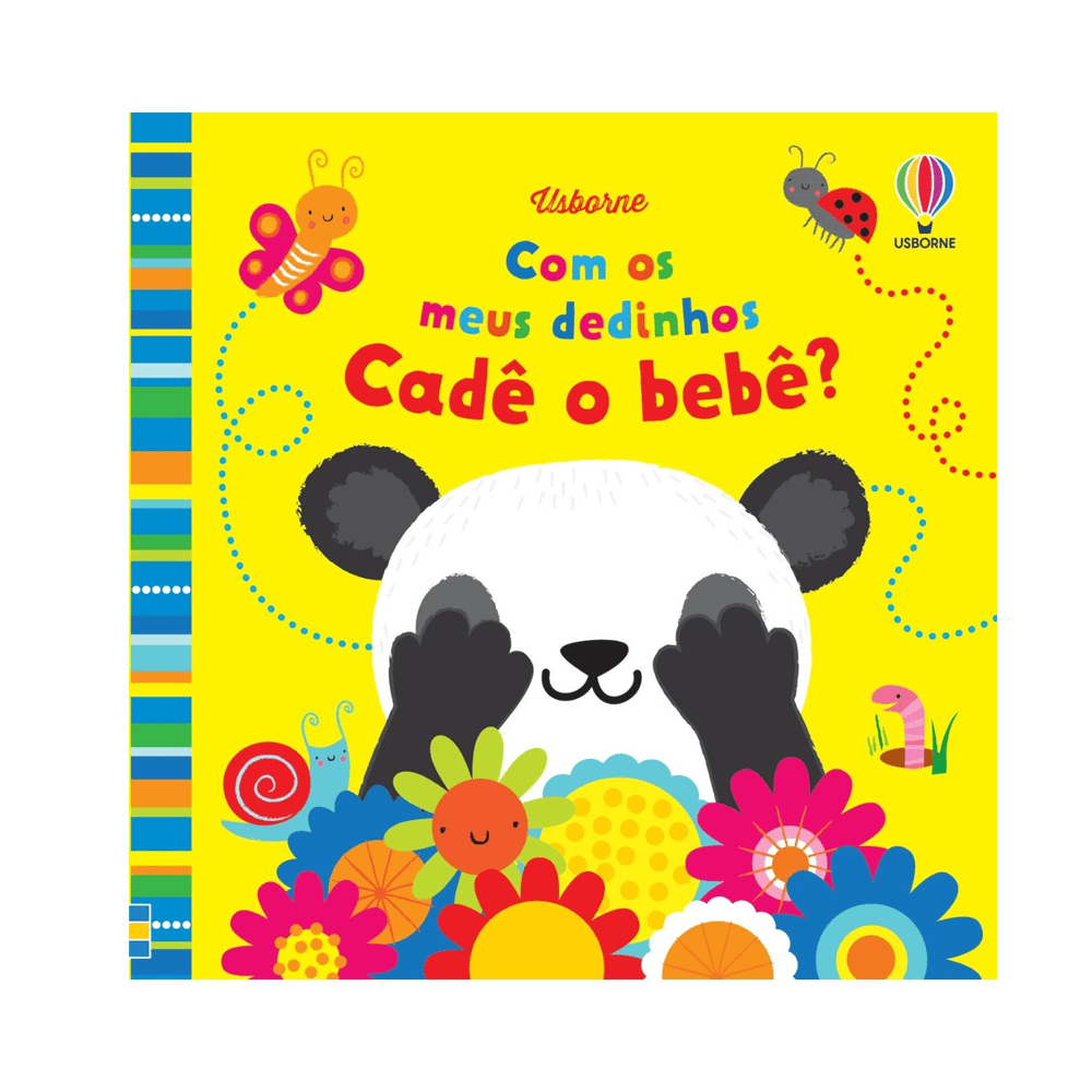 Livro Infantil Interativo com Janelinhas para Bebês Cadê o Bebê?