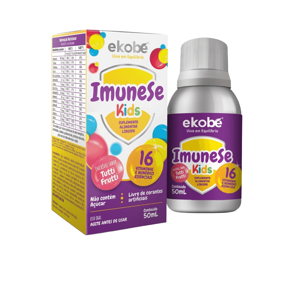 Imunese Kids 16 Vitaminas E Minerais Tutti Frutti 50ml