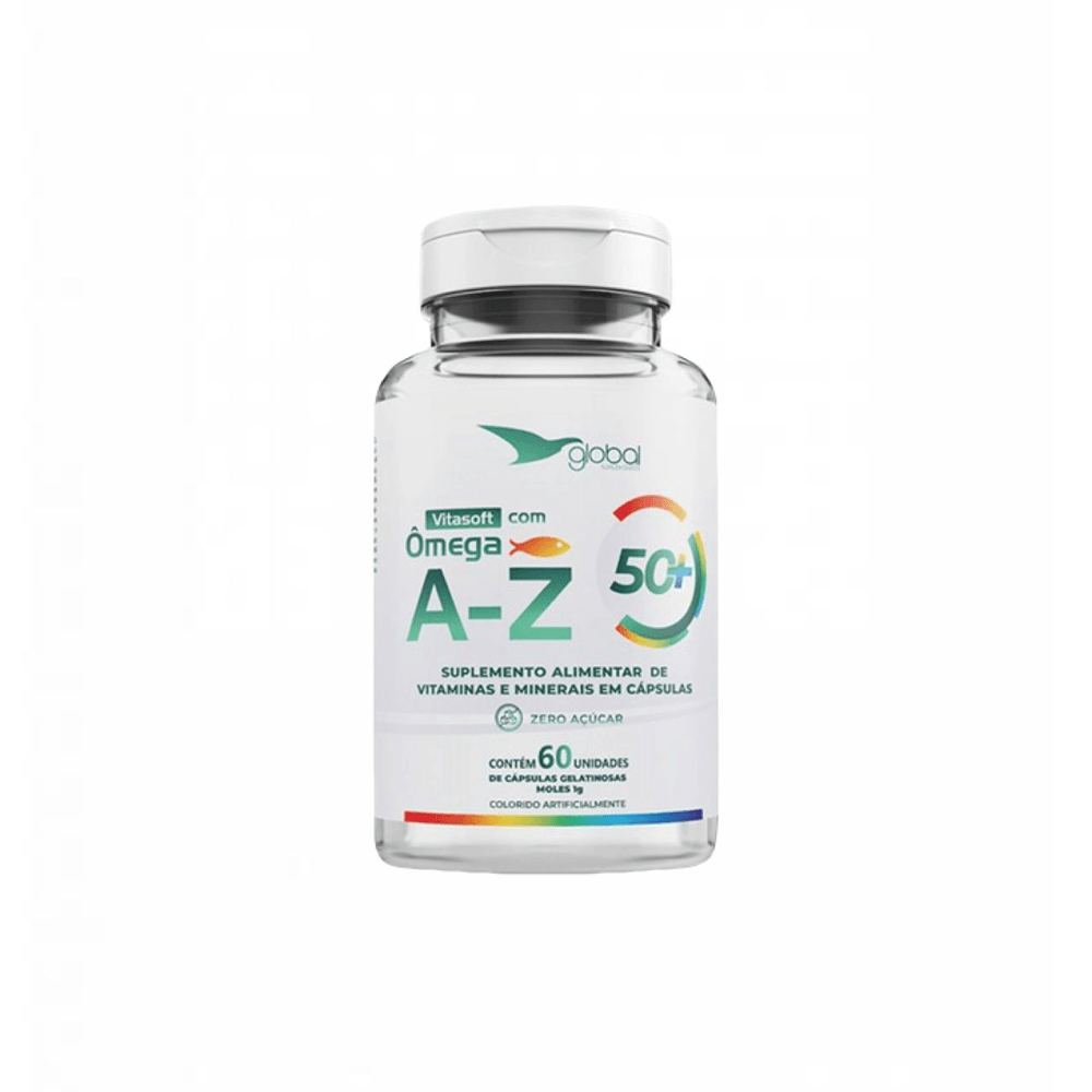 Polivitamínico Vitasoft A- Z + Ômega Global Suplementos