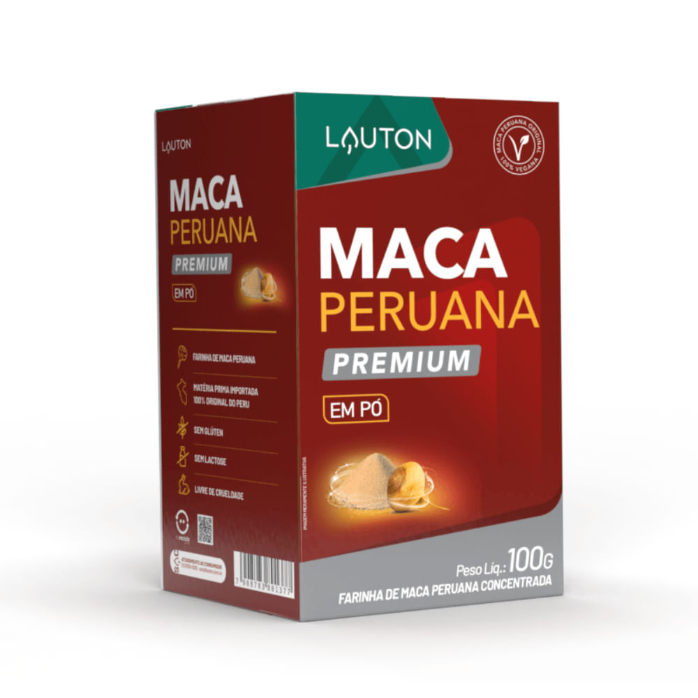 Maca Peruana Premium Em Pó100g Lauton