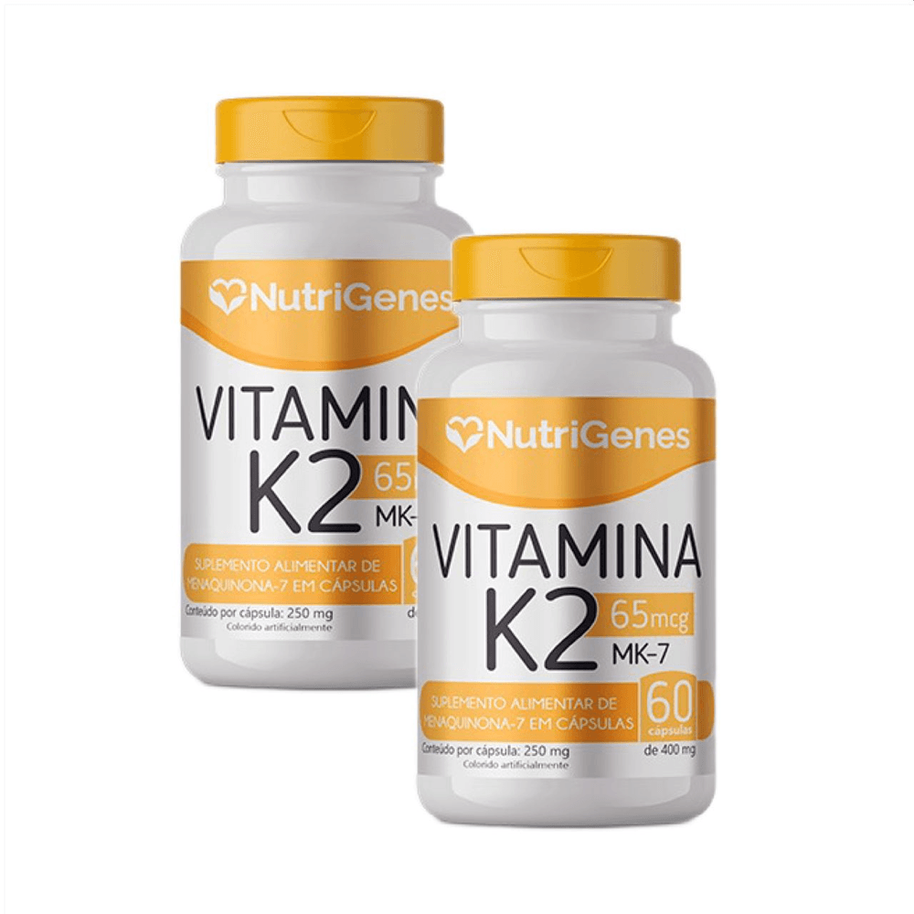 2x Vitamina K2 Mk-7 Nutrigenes 60 Cápsulas