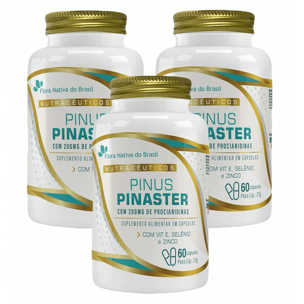 3x Pinus Pinaster 60 Cápsulas