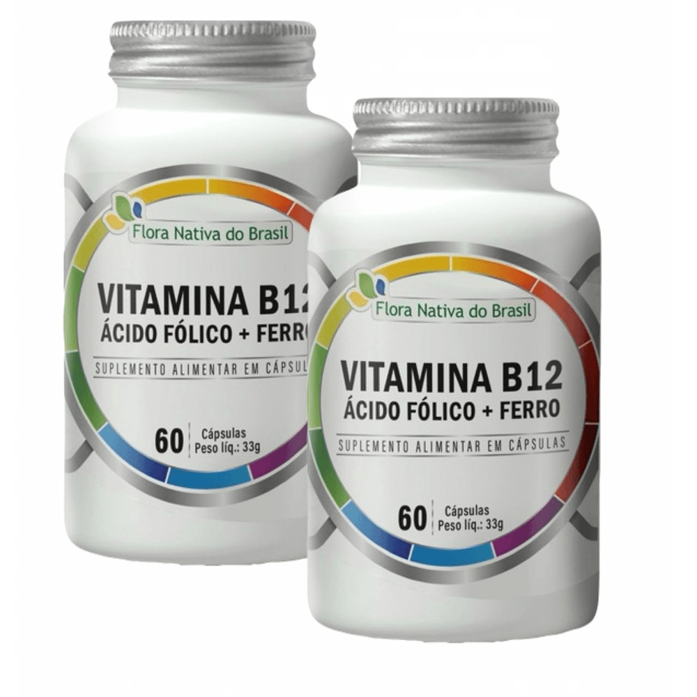 2x B12 Metilcobalamina 60 Cápsulas