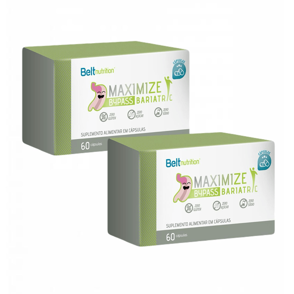2x Belt Maximize Bypass Belt Nutrition  60 Cápsulas