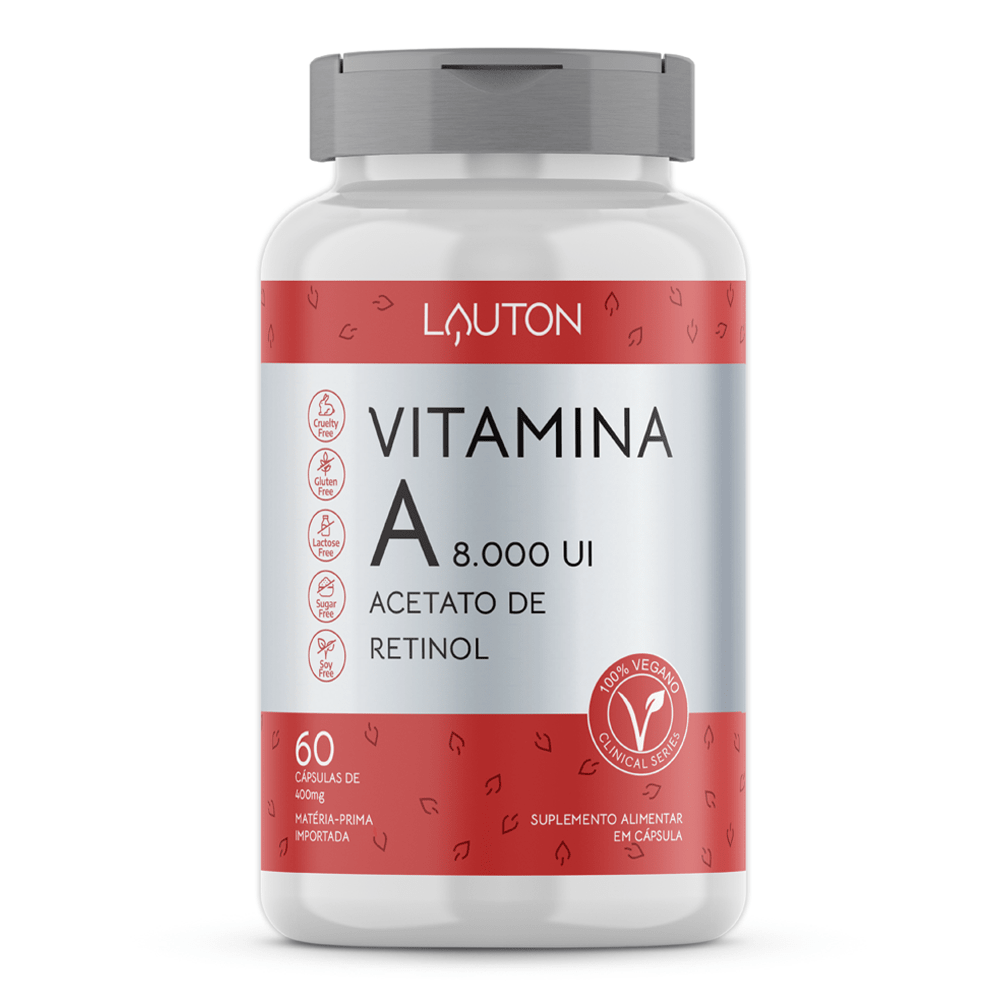 Vitamina A 8.000 UI 60 Comprimidos Lauton Nutrition