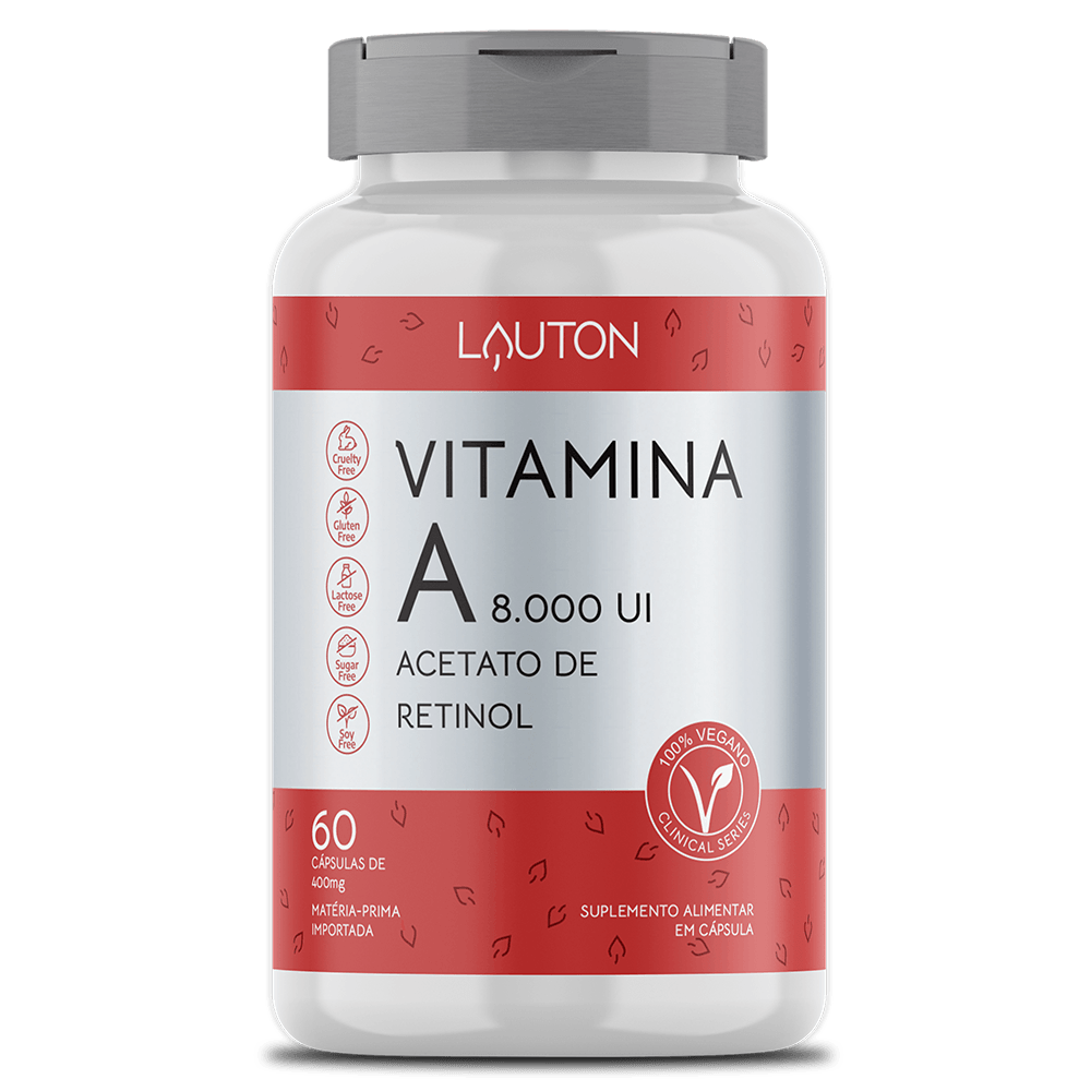 Vitamina A 8.000 UI 60 Comprimidos Lauton Nutrition