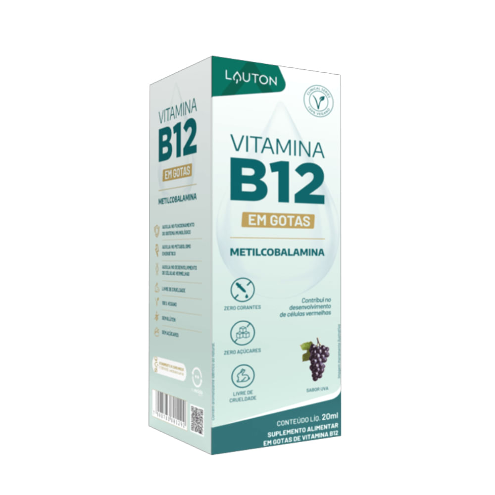 Vitamina B12 Em Gotas Metilcobalamina 9,94mcg (clinical Series)