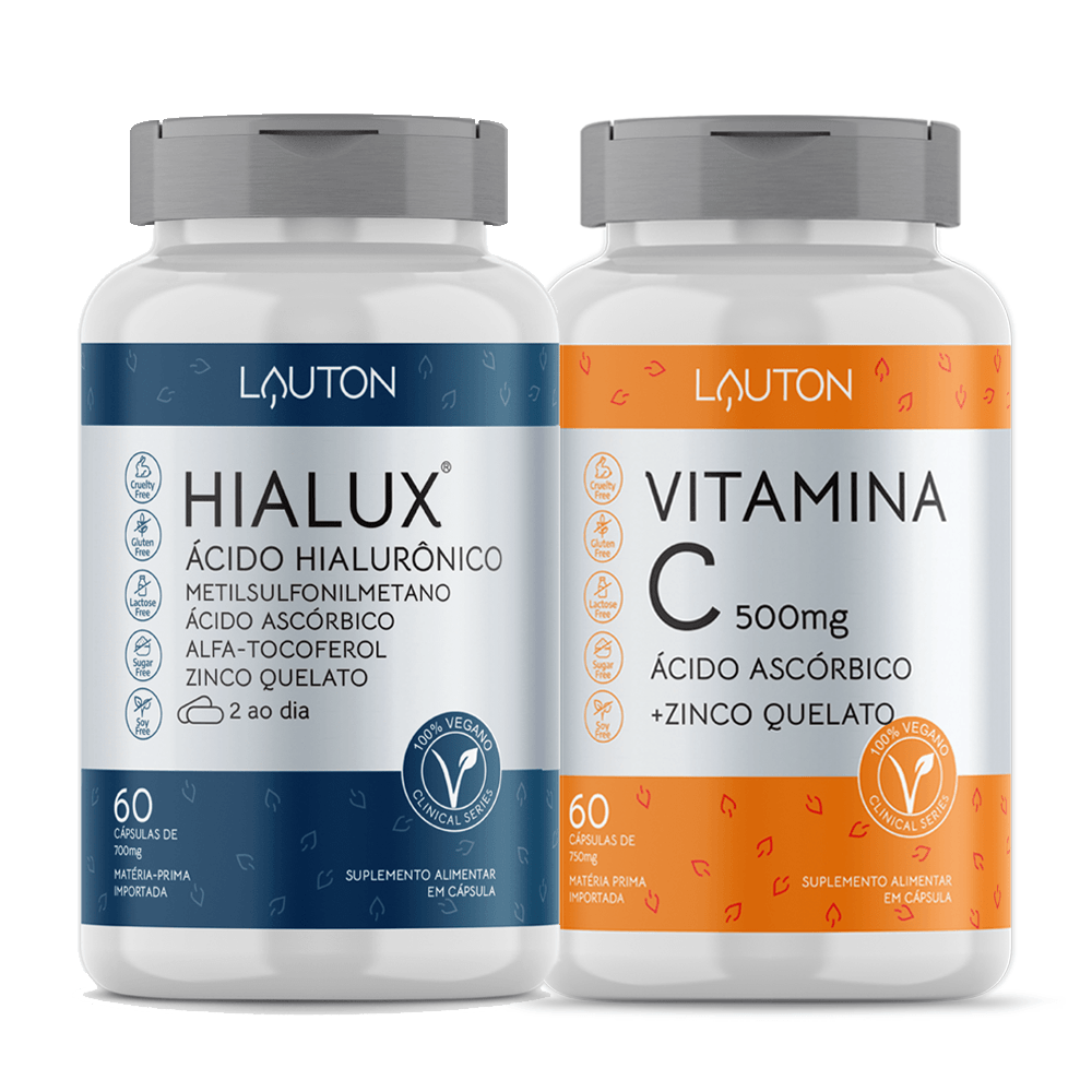 Kit Hialux® + Vitamina C + Zinco Lauton