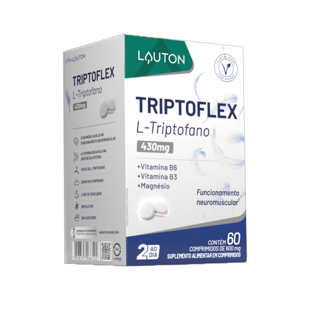 Triptoflex® Triptofano 215mg 60 Comprimidos Lauton Nutrition
