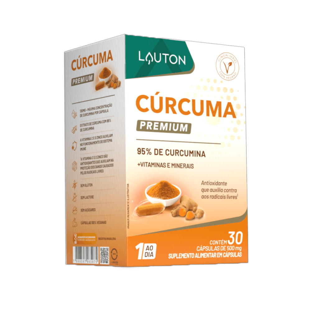 Cúrcuma Premium 130mg (Clinical Series) 30 Cápsulas Lauton