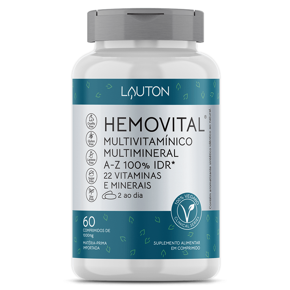 Hemovital ® Multivitamínico 60 Comprimidos  Lauton Nutrition