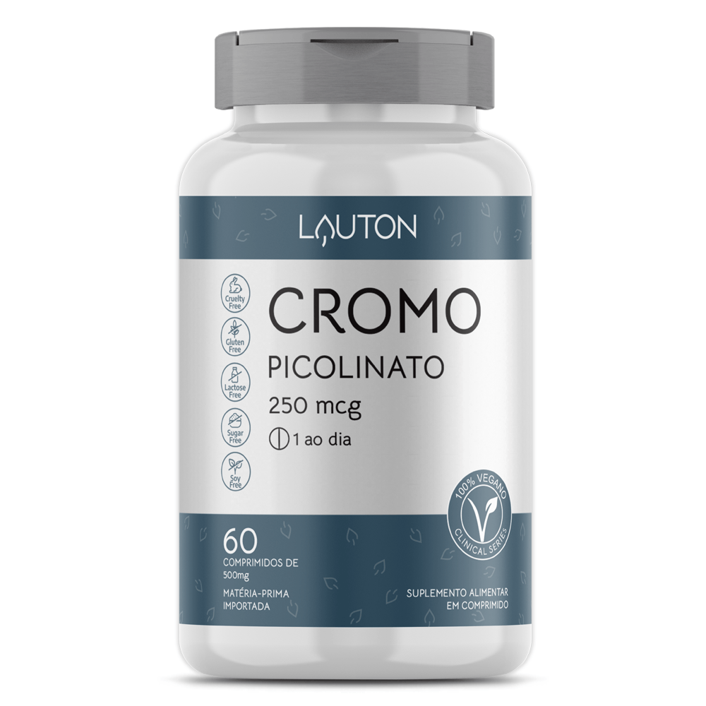 Cromo Picolinato 60 Comprimidos Lauton Nutrition 250mcg