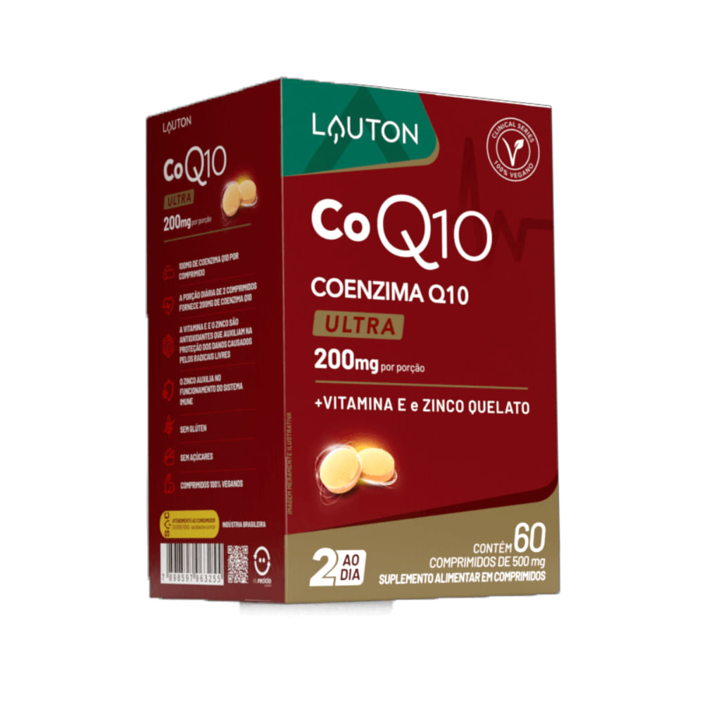 Coenzima Q10 60 Comprimidos Lauton Nutrition