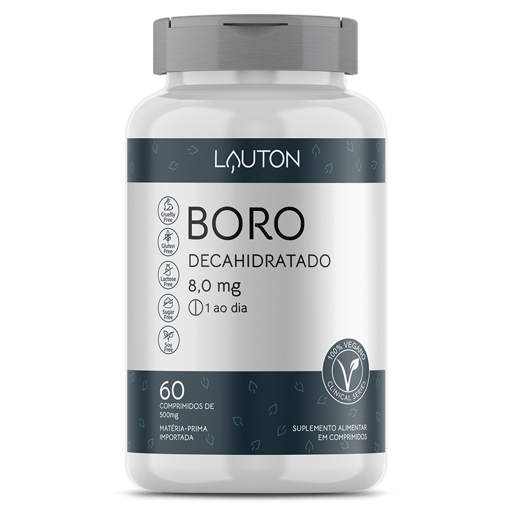Boro Decahidratado 8,0mg 60 Comprimidos Lauton Nutrition