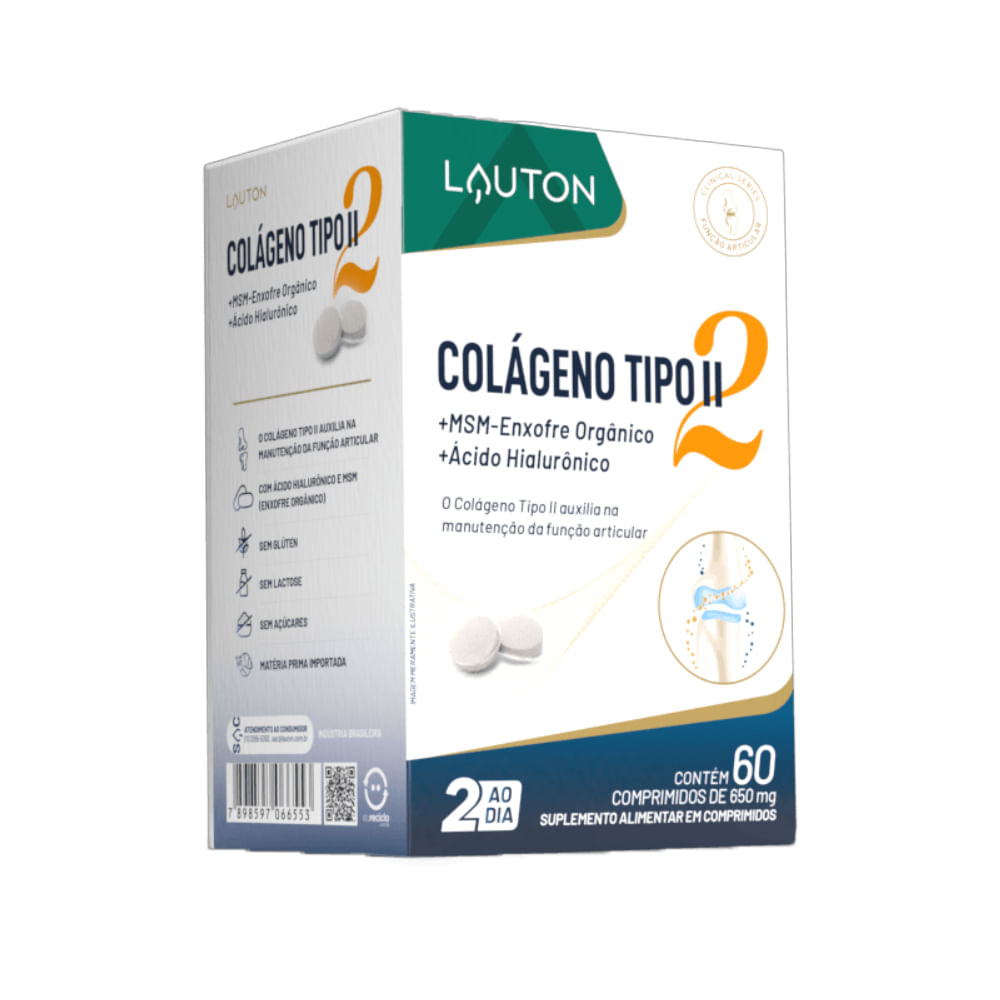 Colágeno Tipo II Moviflex da Lauton