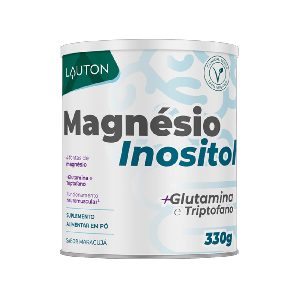 Magnésio Inositol Com Glutamina E Triptofano (clinical Series) 330g Sabor Maracujá