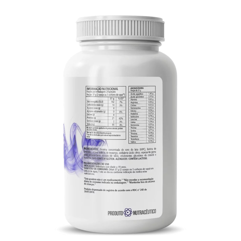 Whey Protein 100% Concentrado Belga Clinicmais Sabor Chocolate 900g