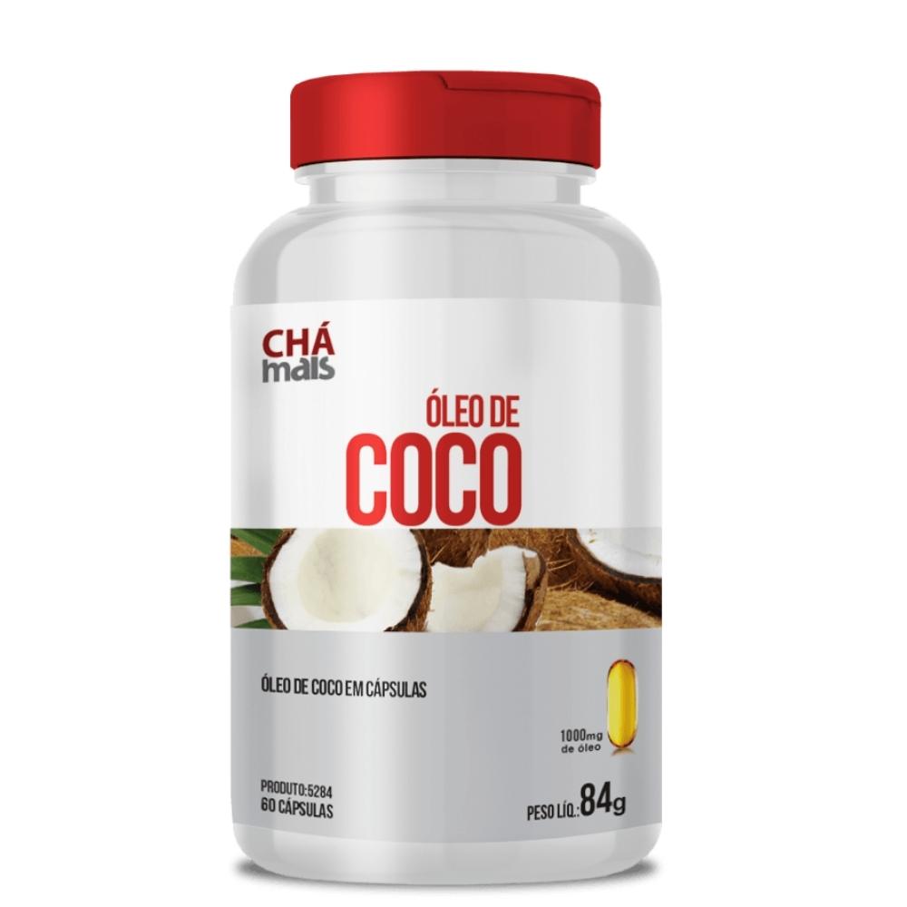 Óleo de Coco CháMais/ClinicMais 1000mg 60 Cápsulas