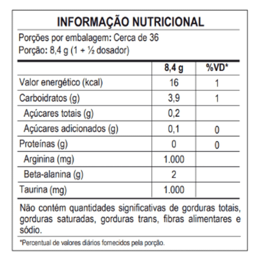 Pré-Treino Night Train Sem Cafeína Max Titanium Sabor Frutas Vermelhas 300g