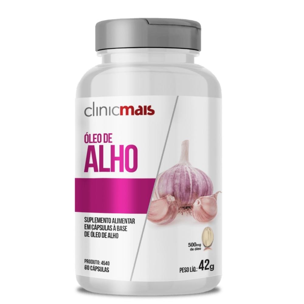Óleo de Alho 60 cápsulas ClinicMais 500mg