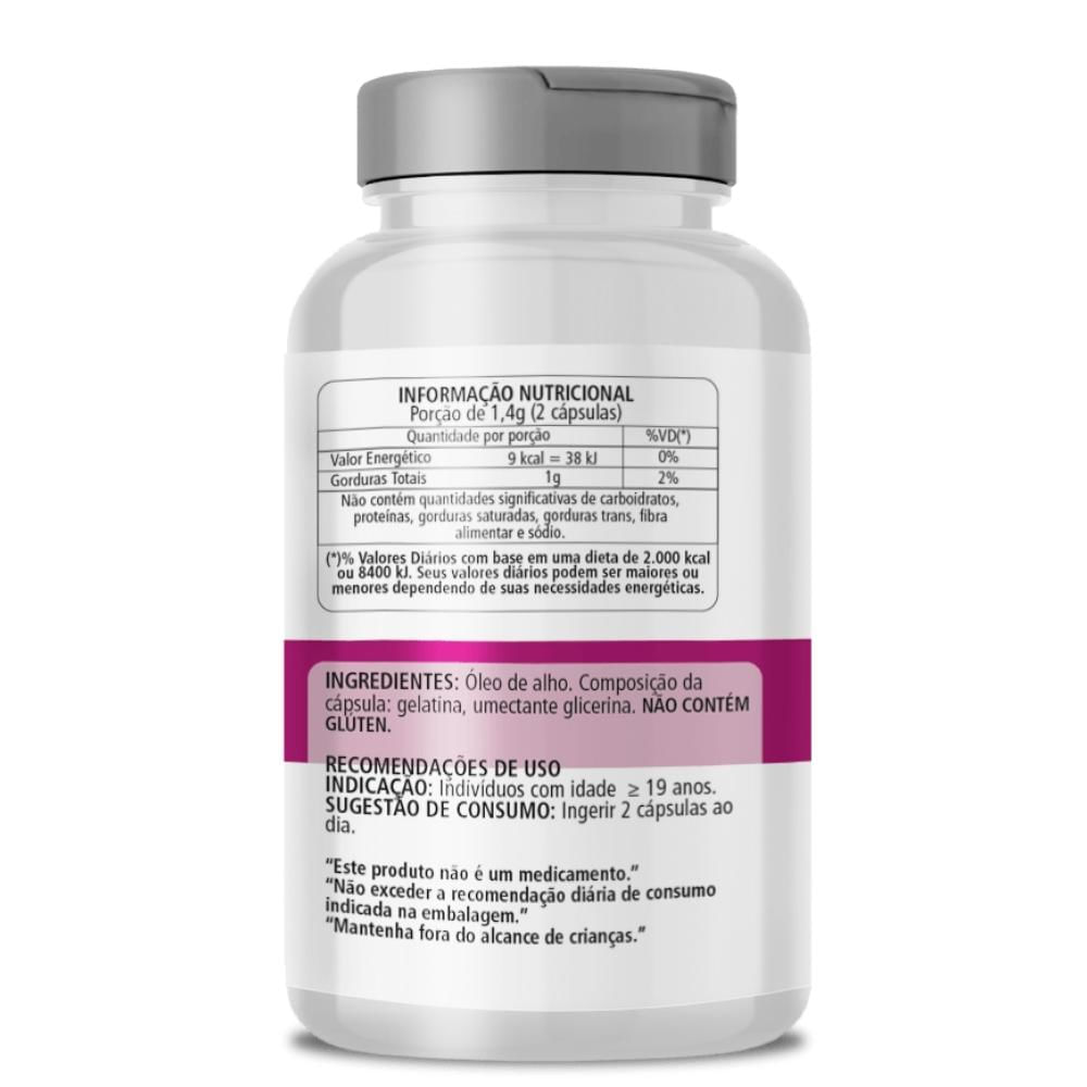 Óleo de Alho ClinicMais 500mg 60 Cápsulas