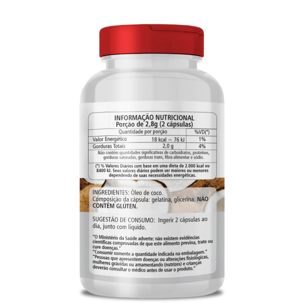 Óleo de Coco ClinicMais 1000mg 60 Cápsulas