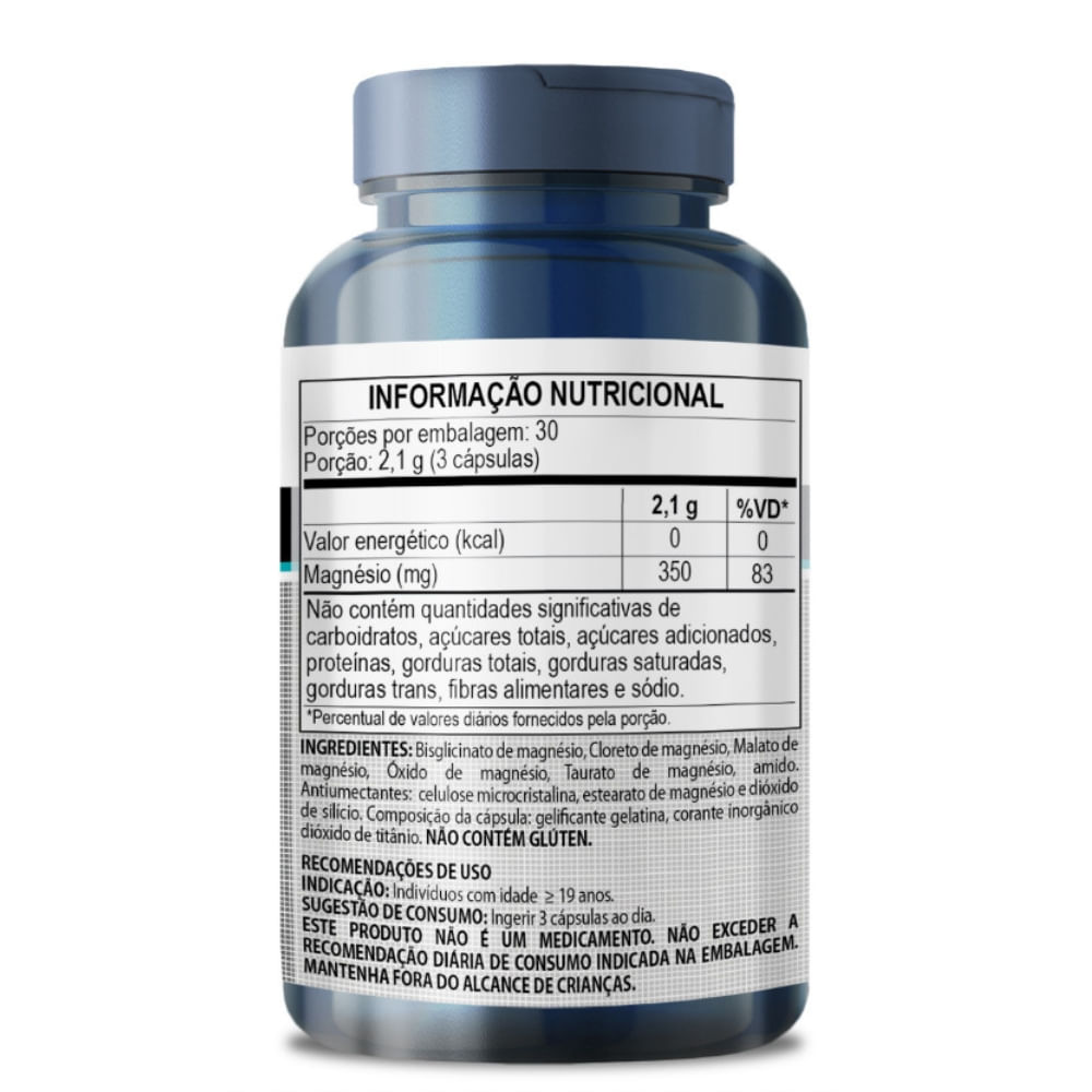 5 Mix Magnésios ClinicMais 700mg 90 Cápsulas