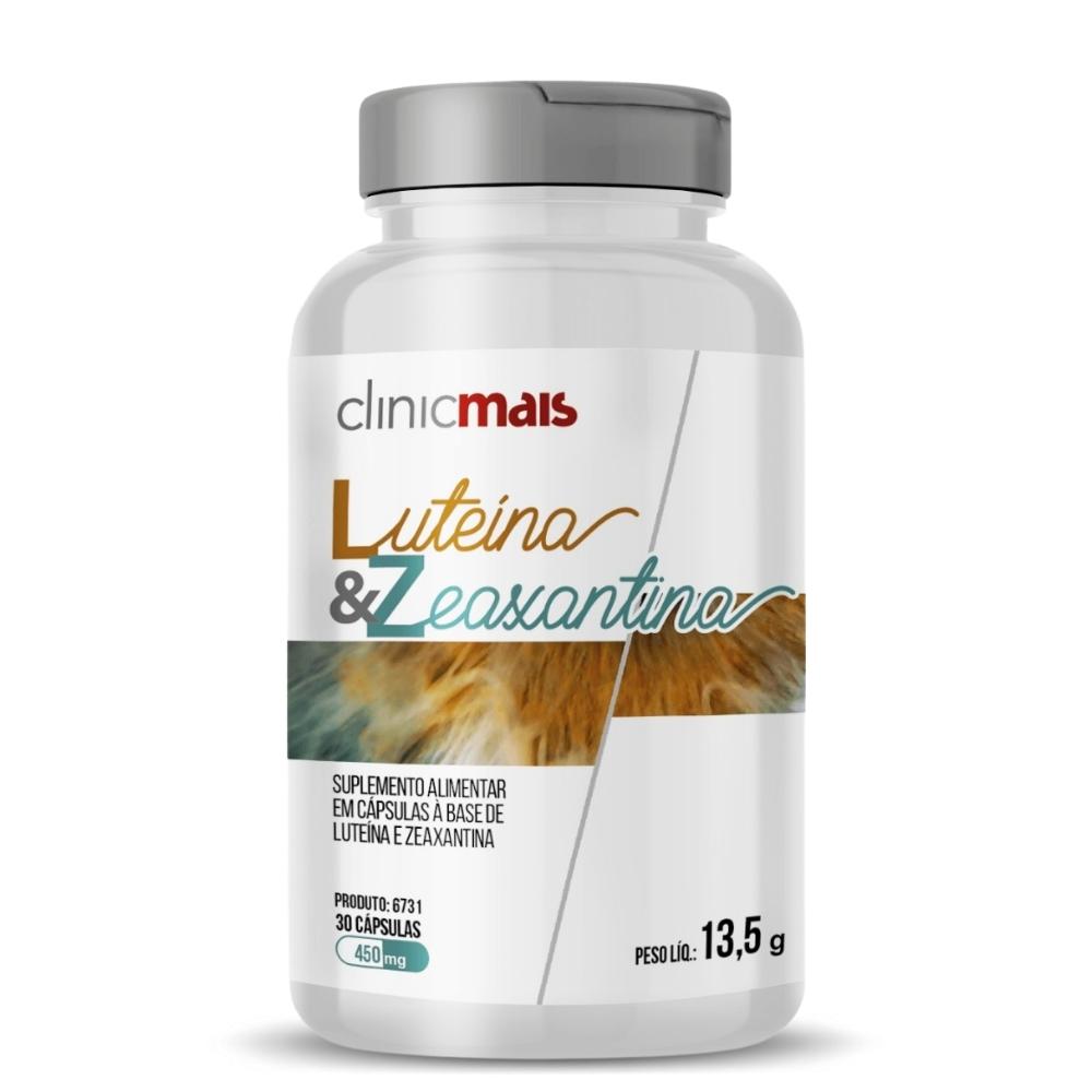 Luteína E Zeaxantina 30 Cápsulas Clinicmais 450mg