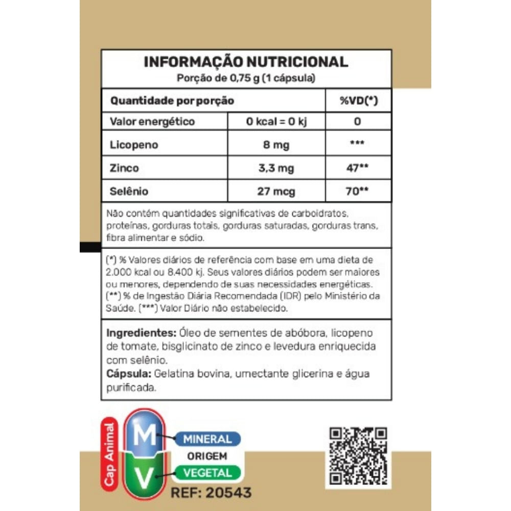 Proslife Óleo de Semente de Abóbora 30 cápsulas Unilife 750mg