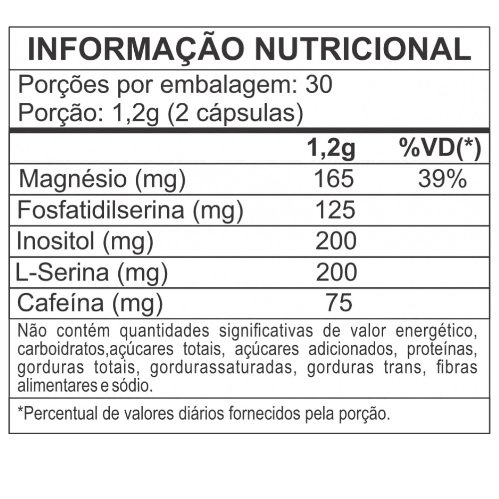 Neuro Focus Muwiz 600mg 60 Cápsulas