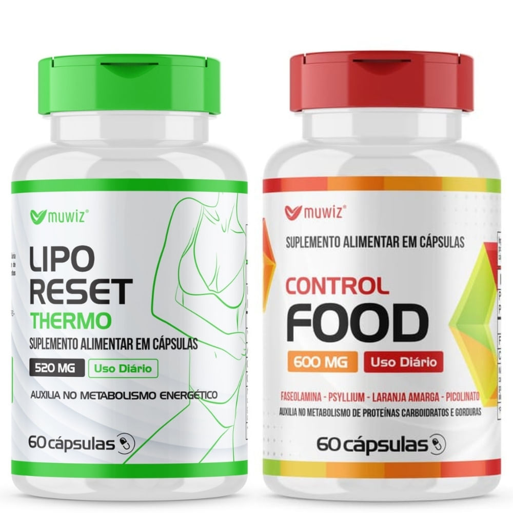 Kit Muwiz Verão Lipo Reset Thermo + Control Food