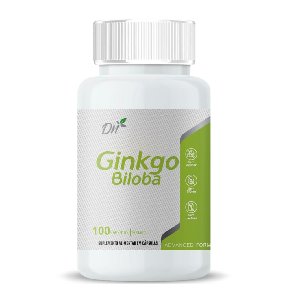 Ginkgo Biloba 100 Cápsulas Denature 500mg