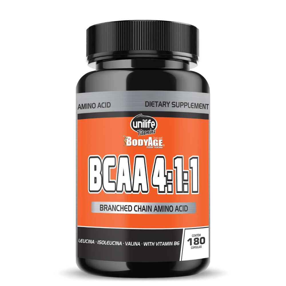 BCAA 4000 180 cápsulas Unilife 630mg