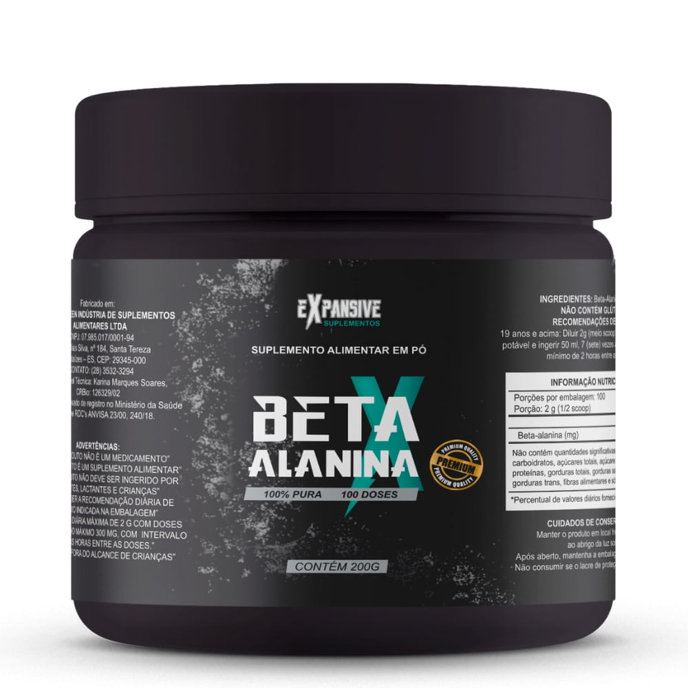 Beta-alanina Sabor Neutro Expansive 200g
