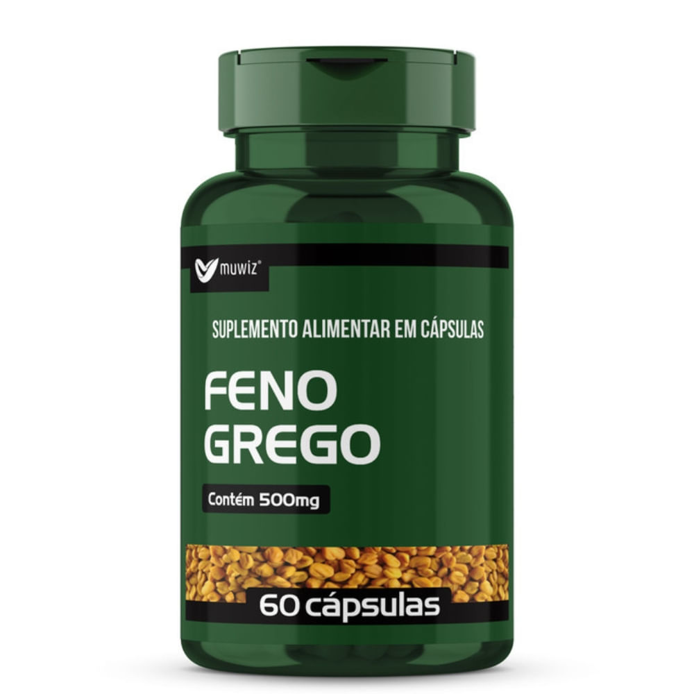 Feno Grego Muwiz 500mg 60 Cápsulas